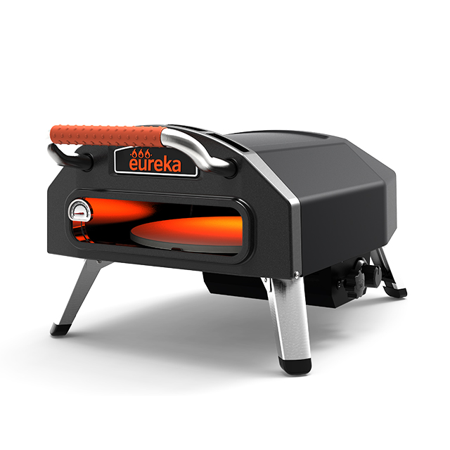 Gas Pizza Oven Outdoor 12" Pizza Oven With Built-In Thermometer, Portable Propane Pizza Oven For Outdoor Kitchen Stainless Steel Pizza Maker
